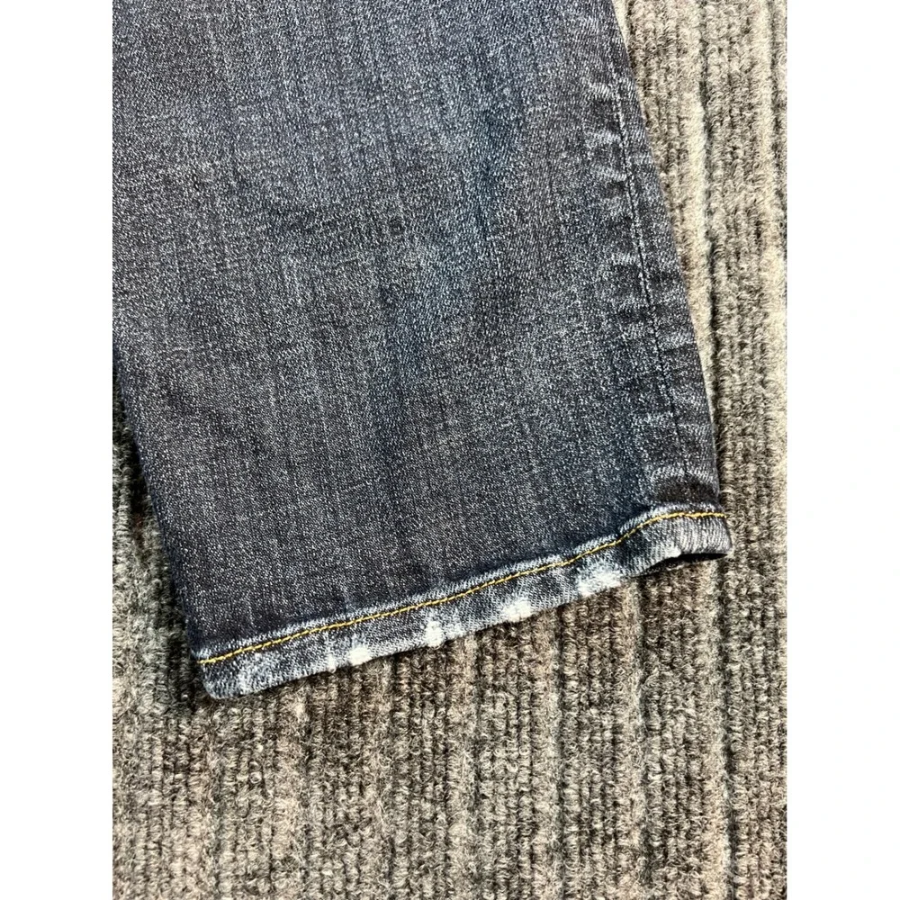 FRAME Le Garcon Crop Jeans Womens 28 Blue Distressed Slim‎ Boyfriend Stretch USA
